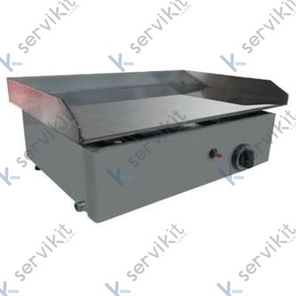 plancha de gas cromo duro 1 zona 600x430mm