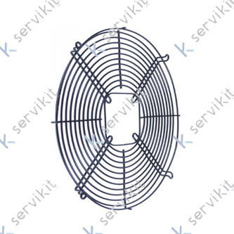 Rejilla ventilador Ø300mm h 17mm Elco