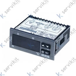 Termostato digital Dixell 2 relés 12v ac-dc xr40c