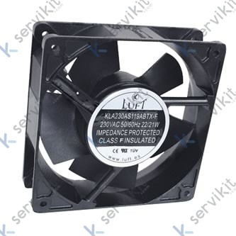 Ventilador axial 230v 50-60hz 2700rpm 120x120mm