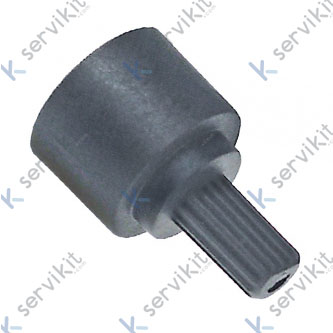 Adaptador mando valvula novasit diametro 10x8mm longitud 18mm