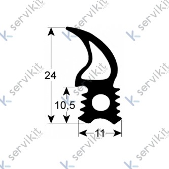 Burlete puerta horno 510x465mm Convotherm