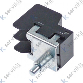 Microinterruptor 230v 16a 2no m10x075mm para freidora Bertos