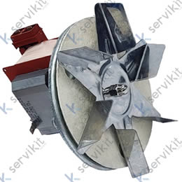 Motor horno completo 55W 230V 50Hz Ø150mm