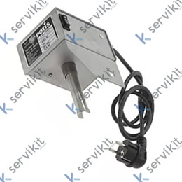 motorreductor POTIS tipo PT0152 3,5W 230V tensión AC 50Hz 1rev/min árbol ø 18mm L 160mm