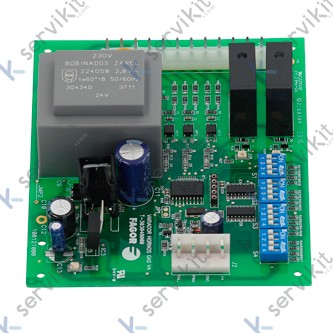 Recambio de placa electrónica 4v para horno gas Fagor