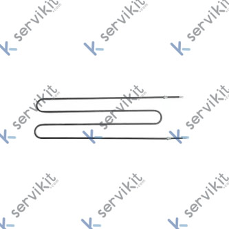 resistencia 1200W 230V L 645mm An 220mm rosca 1/4" distancia de sujeción 211mm