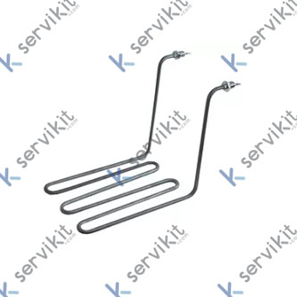 resistencia 3000W 230V espirales 1 L 294mm An 150mm H 242mm L1 29mm L2 265mm rosca M14x1,5