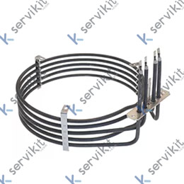 resistencia 4900W 230V espirales 2 int.ø 224mm ø ext. 235mm L 270mm H 70mm L1 30mm B1 60mm