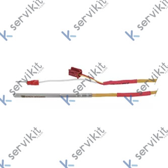 Sensor de temperatura sonda ø 4 mm sonda L 70 mm longitud del cable 400 mm de tres hilos