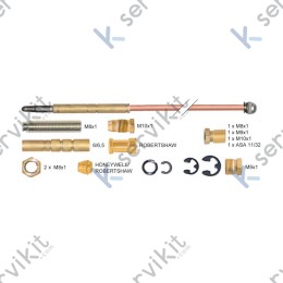 Termopar universal cabeza lisa 1200mm cocina industrial