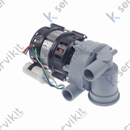 Bomba lavavajillas 0.19kw 230v 50hz silver n35