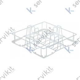 Cesta platos lavavajillas 370x370x120mm alambre Dihr