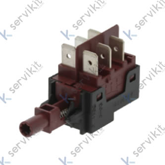 Elemento de conmutación 2CO 250V 16A empalme conector Faston 6,3mm