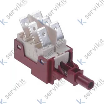 Elemento de conmutación 2CO 250V 16A empalme conector Faston 6,3mm