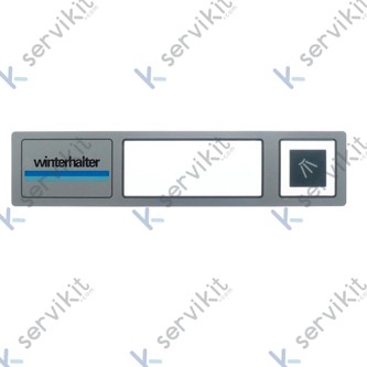 Membrana teclado lcd 268x60mm con contactless lavavajillas Winterhalter