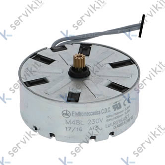 Motor programador izquierdo Ø48mm 230v lavavajillas Cdc