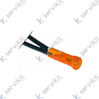 Piloto naranja Ø6mm 5v dc con cable lavavajillas Elettrobar e35-40