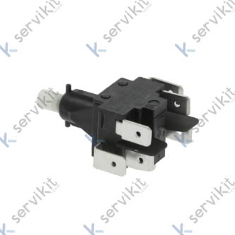 Elemento de conmutación 2CO 250V 16A empalme conector Faston 6,3mm