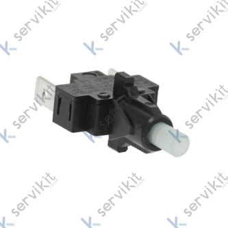 Unidad de pulsador 1NO 250V 16A empalme conector Faston 6,3mm