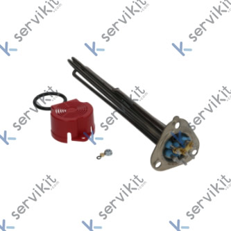 kit de resistencia 5500/6543W 220/240V montaje ø 48mm espirales 3 L 355mm An 31mm H 37mm