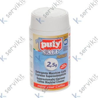 Detergente grupo 60 pastillas de 2.5g Puly Caff